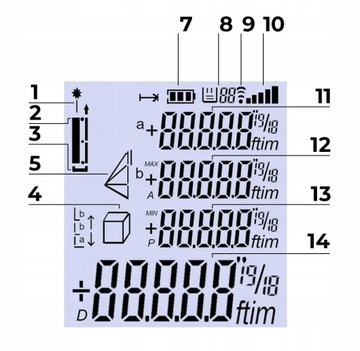 ЛАЗЕРНЫЙ ДАЛЬНОМЕР ЦИФРОВОЙ ДАЛЬНОМЕР 60М