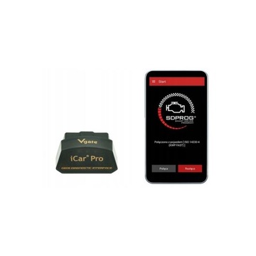 VGATE ICAR PRO BT ELM327 OBD2 + SDPROG PL Android