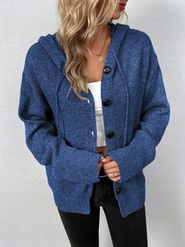 МОДНЫЙ ЖЕНСКИЙ СВИТЕР РАЗНЫХ ЦВЕТОВ С КАПЮШОНОМ