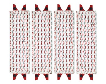 4×Zestaw Końcówka Wkład do Mopa Vileda Płaskiego Ultramax Ultramat XL 42cm
