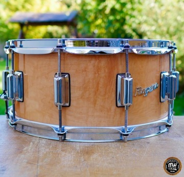 Винтажный малый барабан Rogers Birdseye Maple 14 x 6,5 дюймов