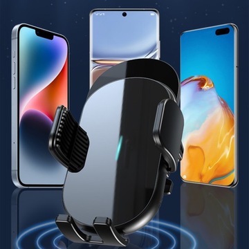 АВТОМОБИЛЬНЫЙ ДЕРЖАТЕЛЬ ДЛЯ ИНДУКЦИОННОГО ЗАРЯДНОГО УСТРОЙСТВА ДЛЯ ТЕЛЕФОНА 15ВТ АВТОМАТИЧЕСКИЙ 2В1