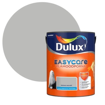 DULUX EASYCARE FARBA LATEKSOWA PLAMOODPORNA Stalowa szarość 5L