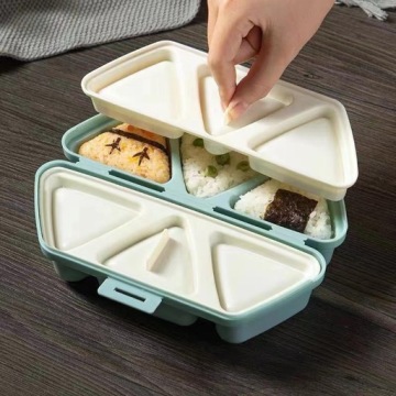 Треугольный футляр для суши с крышкой Многоразовая коробка для суши 