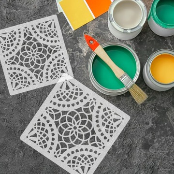 ШАБЛОН РАСКРАСКИ для плитки TOBERA 60х60см