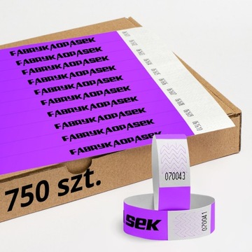 Браслеты TYVEK 19 мм - 750 шт. БЕСПЛАТНАЯ ПЕЧАТЬ.
