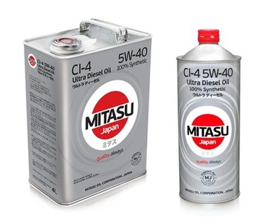 MITASU ULTRA DIESEL CI-4 5W40 5L MJ-212