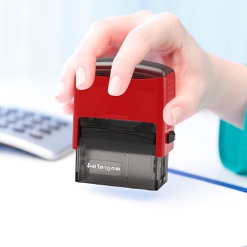 WAGRAF B4s ШТАМП ДЛЯ 8 СТРОК НАЗВАНИЕ КОМПАНИИ ОФИСНЫЙ ДИЗАЙН + ЛАСТИК