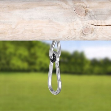 2X ВИНТОВЫХ КРЮКА M10 КАРАБИН-ГАМАК