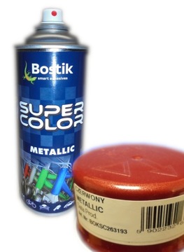 Farba w sprayu BOSTIK METALLIC CZERWONY 400 ml