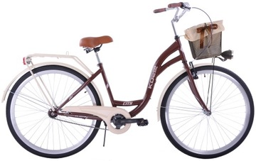 ROWER MIEJSKI 28 DAMSKI DAMKA KOZBIKE K54 z koszem