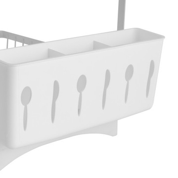 Полка для посуды с белым крылом