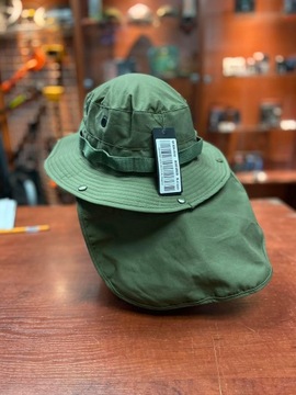 Шапка Helikon Boonie с шейным ремешком RipStop, Green Olive XL