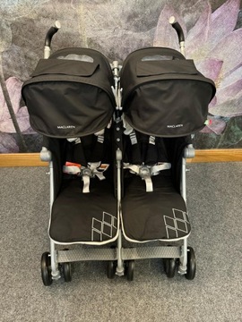Коляска MACLAREN TWIN Techno Black