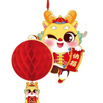 Китайский красный фонарь, подвеска, прочная декоративная новинка, подвесной стиль B
