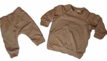 Dres dziecięcy bawełniany brąz cynamon r.80 PL
