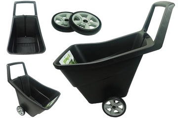 Садовая тележка Prosperplast LOAD & GO III, 95л, черный