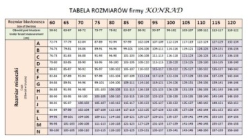 Konrad ADELLE Корсет черный 85B