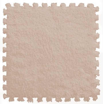 Mata do zabawy edukacyjna 32x32 cm beżowy