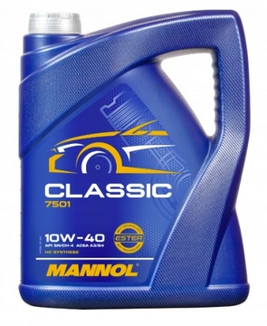OLEJ MANNOL 10W40 CLASSIC 5L - PRODUKCJA 2024 !!!
