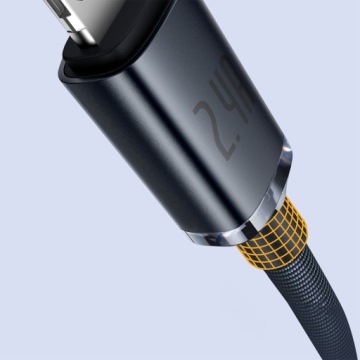 Кабель Baseus USB Lightning Cable 2,4А, 1,2м, синий.