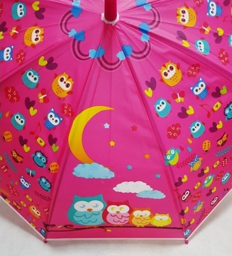 PARASOL DZIECIĘCY AUTOMATYCZNY RÓŻNE WZORY GWIZDEK