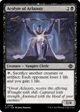 MTG 4x Acolyte of Aclazotz FOIL