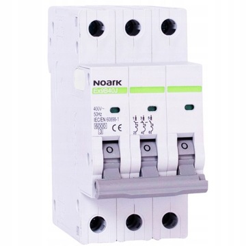 Wyłącznik nadprądowy NADMIAROWO-PRĄDOWY SLIM B 400V IP20 20A 110748 NOARK