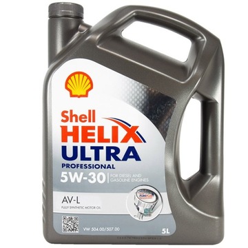 Olej silnikowy Shell Helix Ultra Professional AV-L 5W30 5L VW 504/507.00