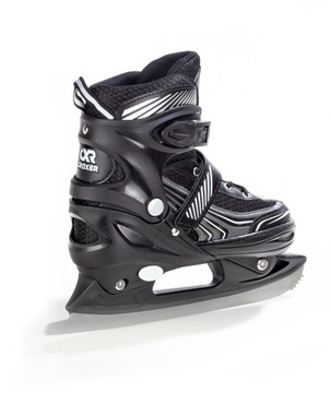 Роликовые коньки Регулируемые роликовые коньки 4в1 Croxer Optima Black 39-42