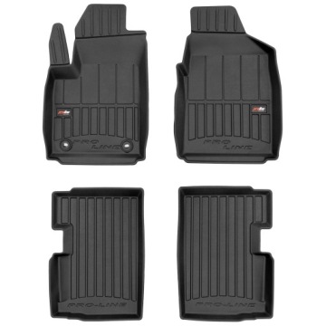 Gumové 3D koberce Ford Ka II 2008-2016 rozteč mezi zarážkami 28,5 cm
