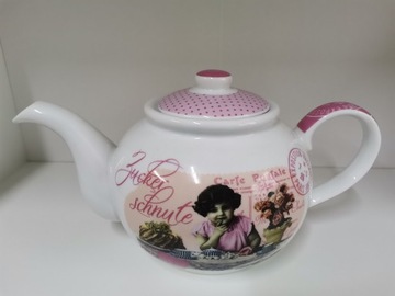 Dzbanek do herbaty porcelana 1L PPD