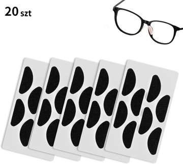 20 самоклеящихся накладок для носа, очков, подушечек для носа