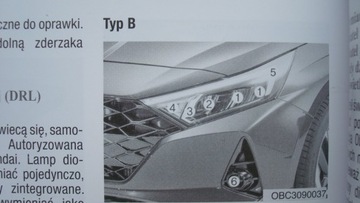 HYUNDAI i20 3-го поколения с 2020 г. - Руководство по эксплуатации на польском языке, оригинал 2023 г.