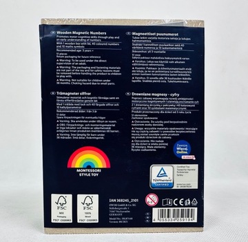 ИГРОВЫЕ ДЕРЕВЯННЫЕ БЛОКИ МАГНИТНЫЕ ЦИФРЫ 3+