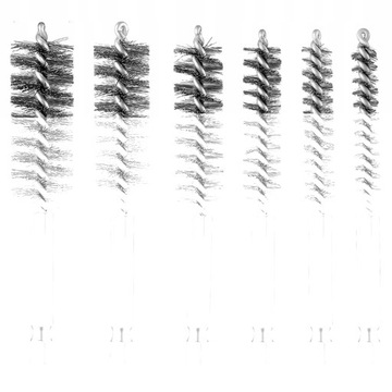 Щетка для чистки стальных труб, 6 шт.