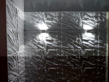 3D ПАНЕЛИ под декоративный камень, бетонные потолочные кессоны WHITE ROCK