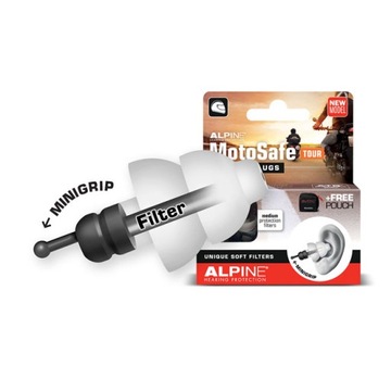 Звукоизолирующие беруши ALPINE для мотоциклов.