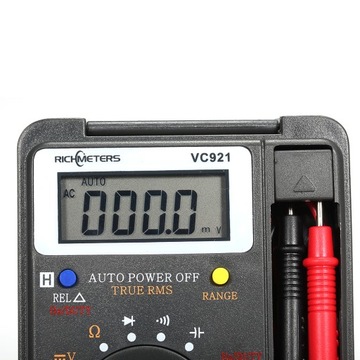 RICHMETERS Ręczny Mini Multimetr Cyfrowy