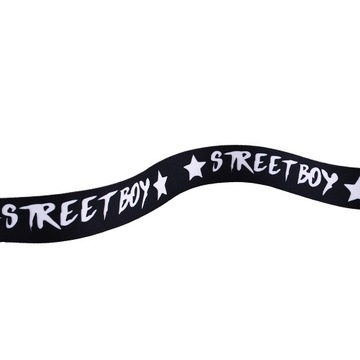 Taśma rypsowa 30MM STREET BOY 1MB czarna 2182
