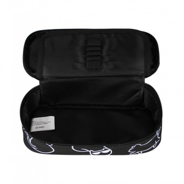 Набор школьный рюкзак, пенал, сумка, сумка для обуви, ПЭ котята, черная голографика