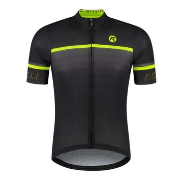 Koszulka rowerowa męska Rogelli Hero II Czarny XL