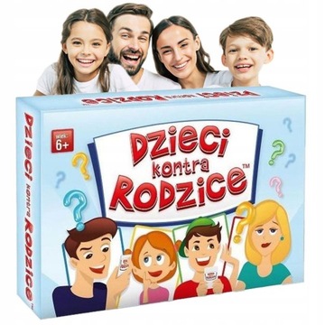 Dzieci vs Rodzice INTEGRACYJNA Gra Familijna Rozgrywka PLANSZÓWKA Ciekawa