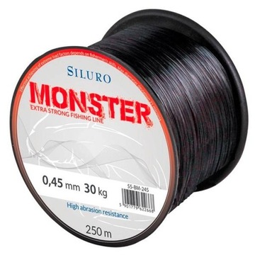 Żyłka Siluro Monster 0.60mm, 250m, czarna Robinson