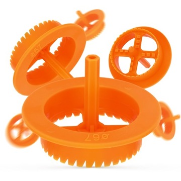 Заглушки из пенополистирола 67 мм Заглушки Диски 100 шт. | Резак для пенопласта