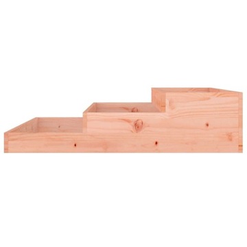 vidaXL Кашпо 107x107x27 см из массива ели Дугласа