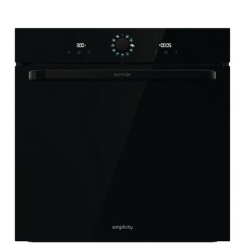 Piekarnik Gorenje BOS6737SYB Czarny 77l Para Termoobieg Grill 300°C A+++