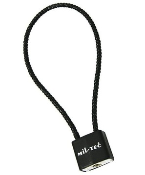 Замок навесной с тросом 38 см MIL-TEC ПРОТИВОУГОННАЯ БЕЗОПАСНОСТЬ Сталь