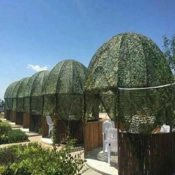 ZEWNĘTRZNA TKANINA OXFORD SIATKA MASKUJĄCA DWUWARSTWOWA 4X6M