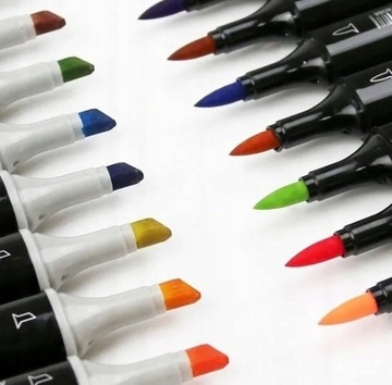 Маркеры спиртовые двусторонние 168шт (С024)